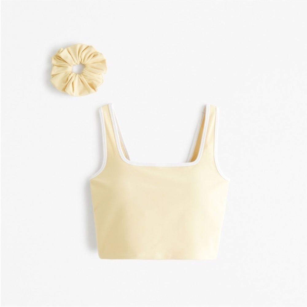 Abercrombie & Fitch YPB sculptLUX Squareneck Slim Tank